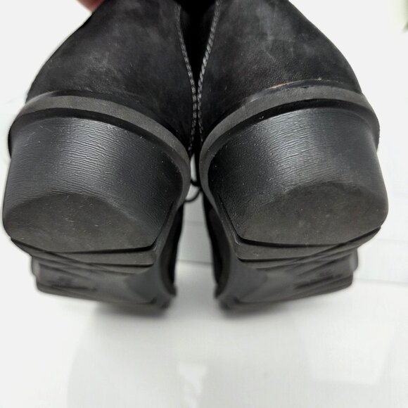 Dansko Boots Womens Black Leather Nubuck 38 US 7.5 - 8 Joy Ankle Booties Shoes - Picture 7 of 9